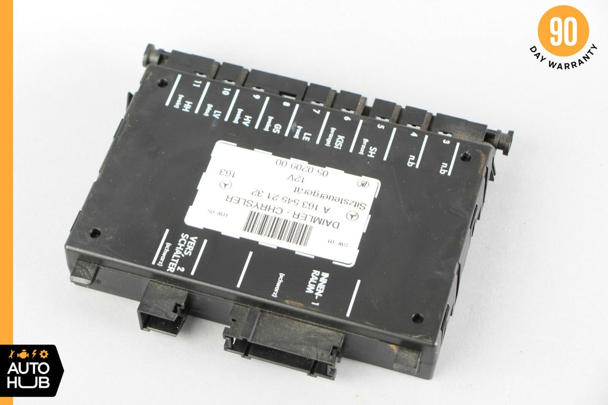 98-05 Mercedes W163 ML320 ML500 Seat Control Module Front Left Or Right OEM - photo 4