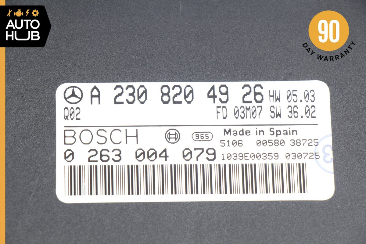 03-06 Mercedes R230 SL500 SL55 SL65 Park Parking Assist Control Module OEM 74k - photo 11
