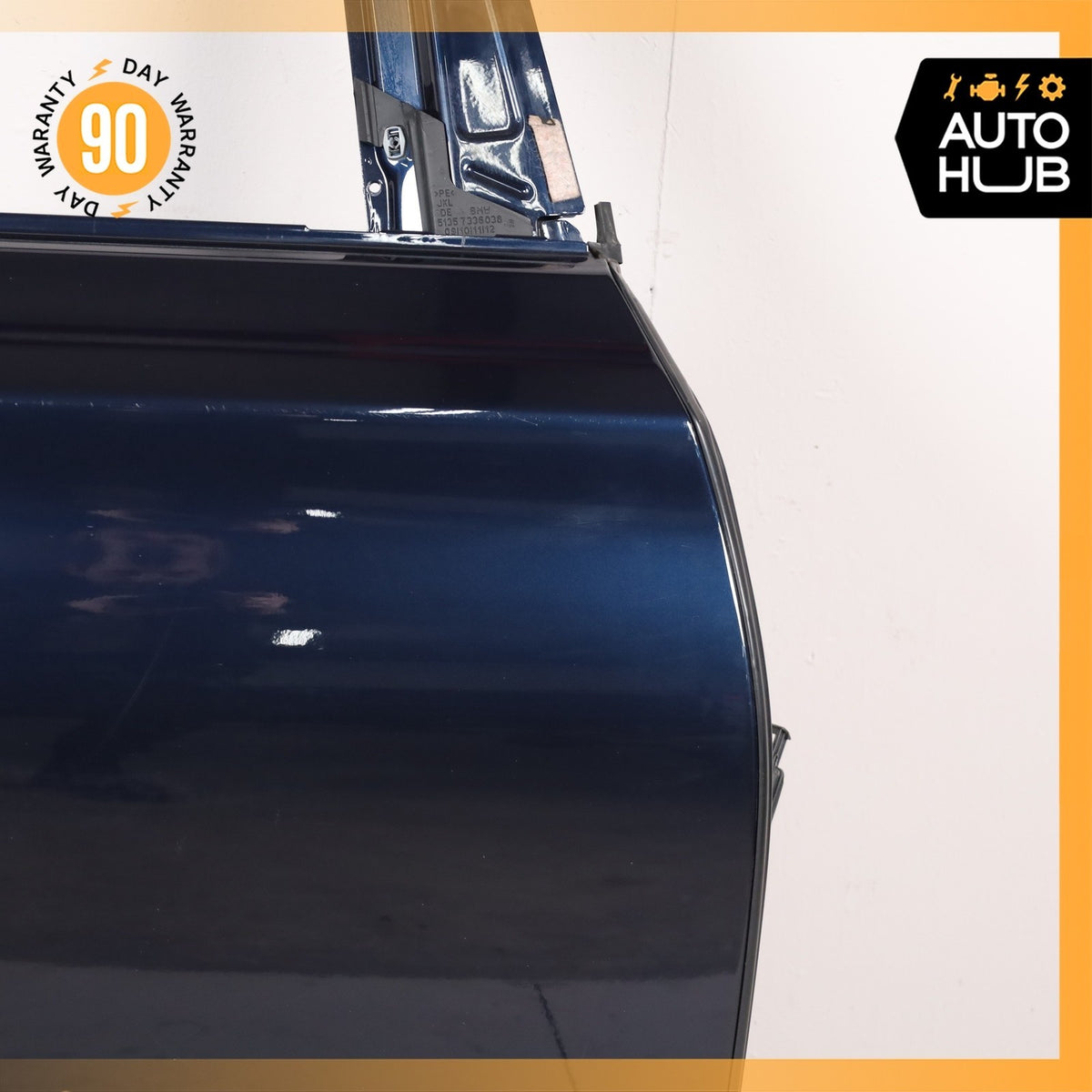 16-22 BMW G12 750Li 740Li Rear Right Passenger Side Door Shell Blue OEM - photo 5