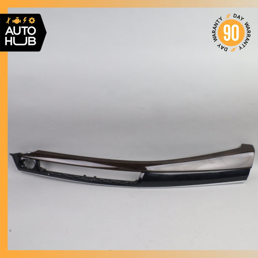 14-18 BMW F15 X5 Dashboard Center Cover Panel Trim Molding Wood OEM - photo 1