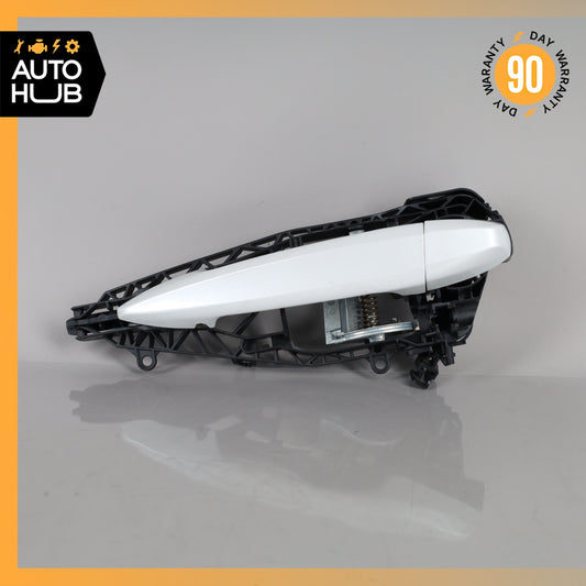 14-18 BMW F15 X5 Rear Left Driver Exterior Door Handle White OEM - photo 1