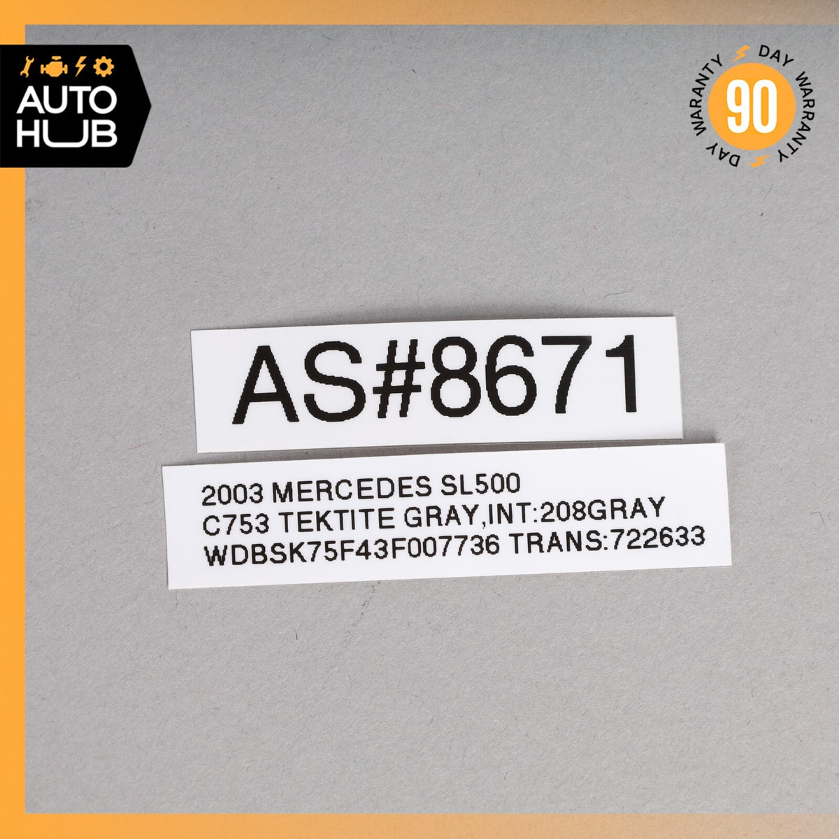 Mercedes R230 SL500 SL550 SL55 AMG Steering Column Angle Sensor Clock Spring OEM - photo 10
