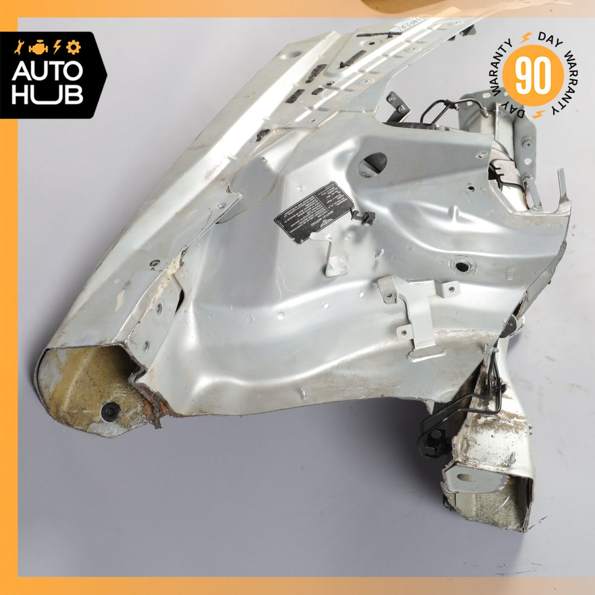 03-10 Bentley Continental GT Front Left Frame Apron Beam Inner Fender OEM 92k - photo 10