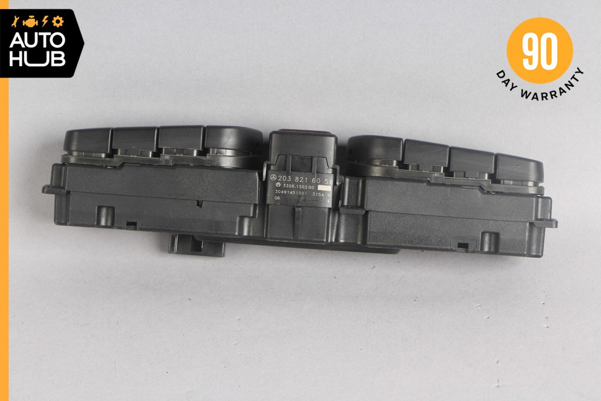 01-04 Mercedes W209 CLK500 C320 Dashboard Control Switch Panel 2038216058 OEM - photo 5