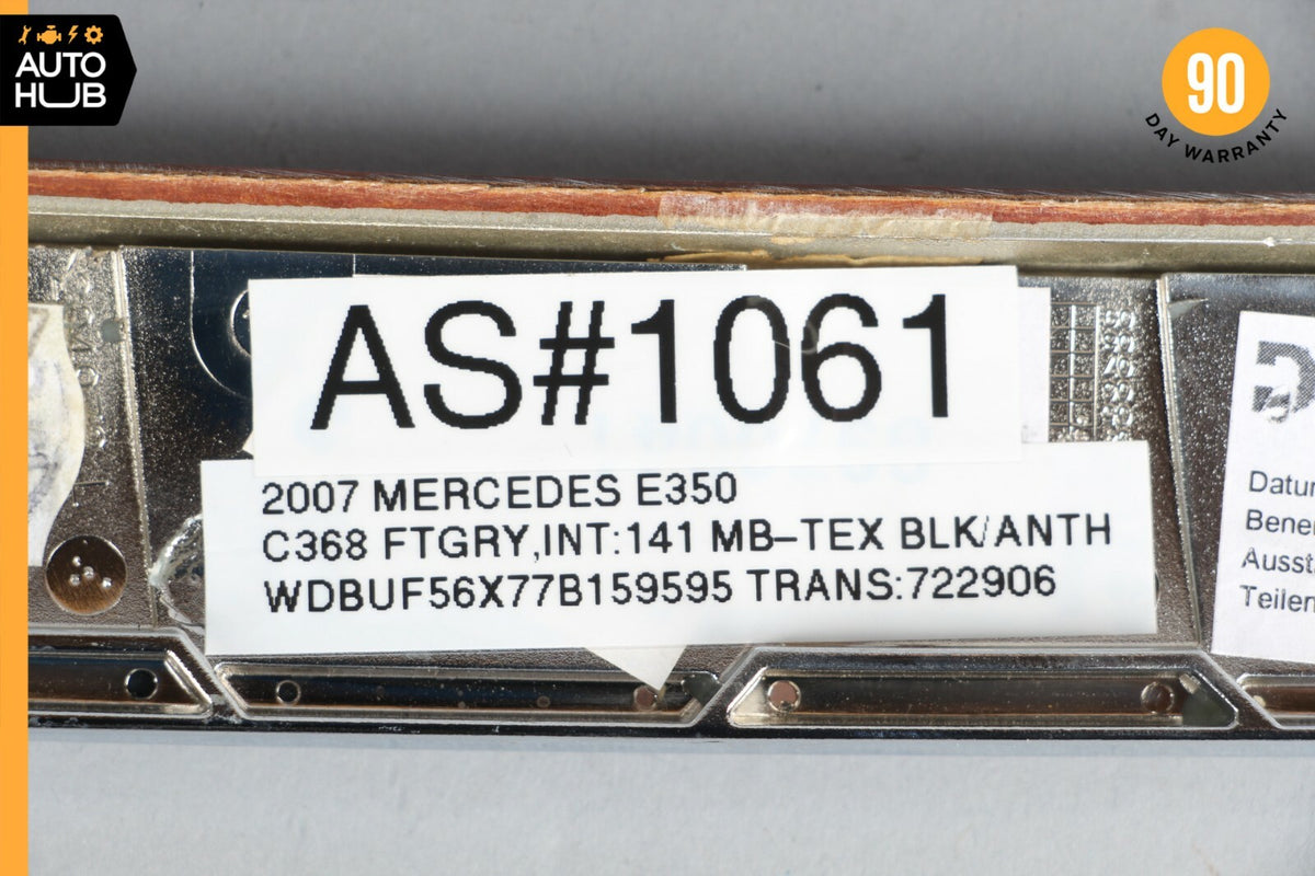 03-09 Mercedes W211 E350 E320 Dashboard Dash Left Driver Side Trim Panel OEM - photo 12