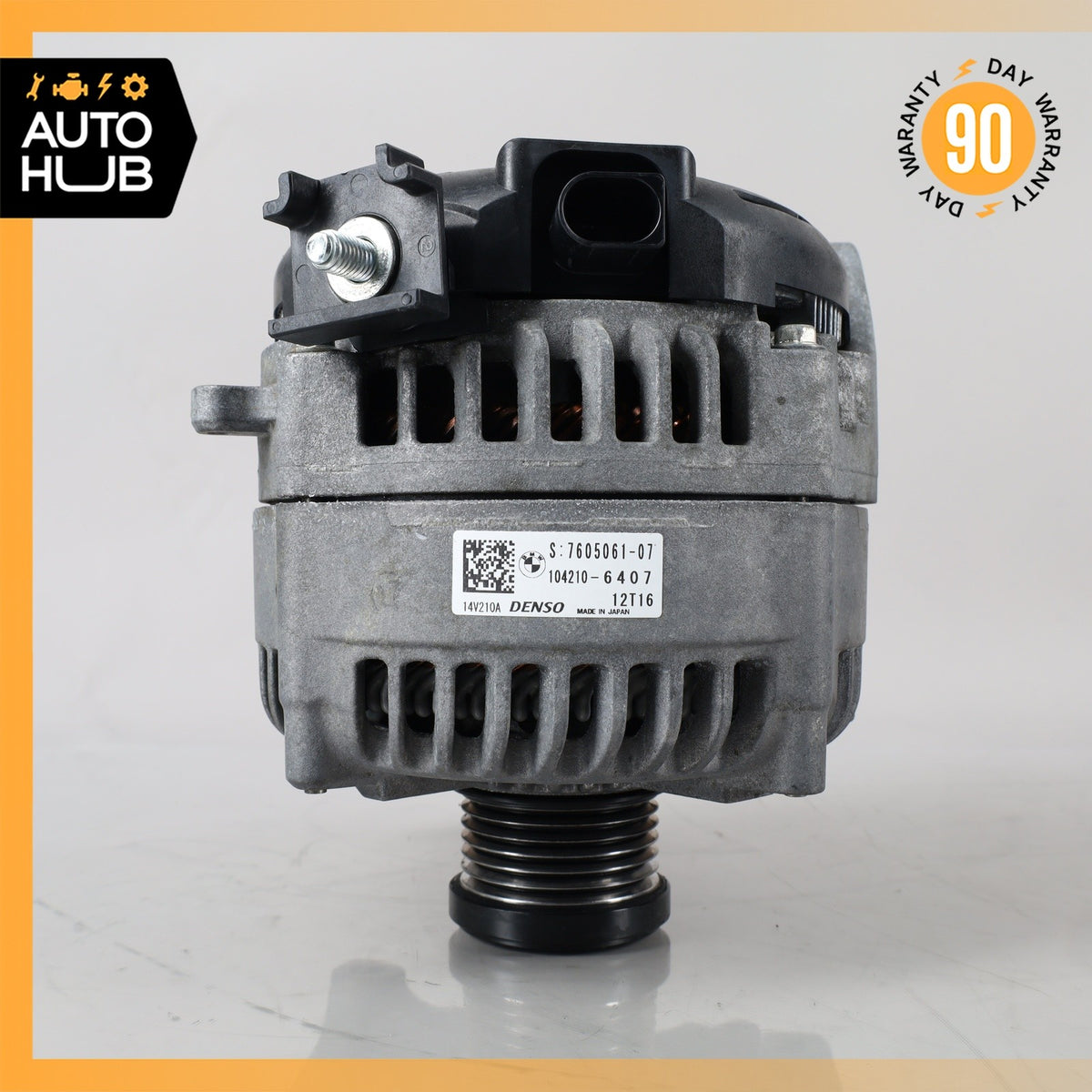 12-18 BMW F25 X3 320i Engine Motor Alternator Generator 12317605061 OEM - photo 9