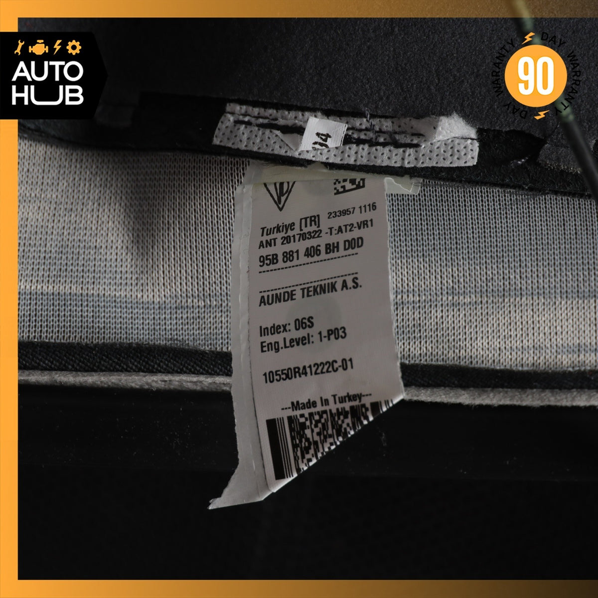 15-18 Porsche Macan 95B Front Right Lower Bottom Seat Cushion Leather Black OEM - photo 17