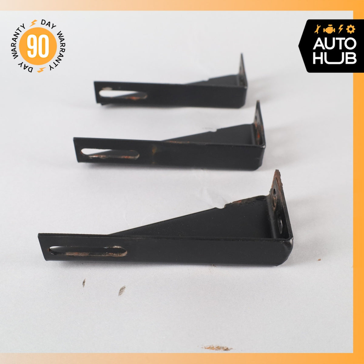 00-04 Aston Martin DB7 Upper Radiator Support Bracket Set of 3 OEM - photo 8