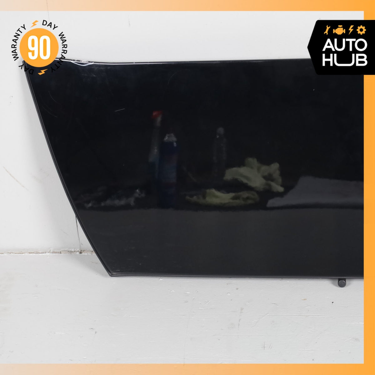 04-09 Cadillac XLR Convertible Rear Folding Top Compartment Panel Black OEM - photo 2
