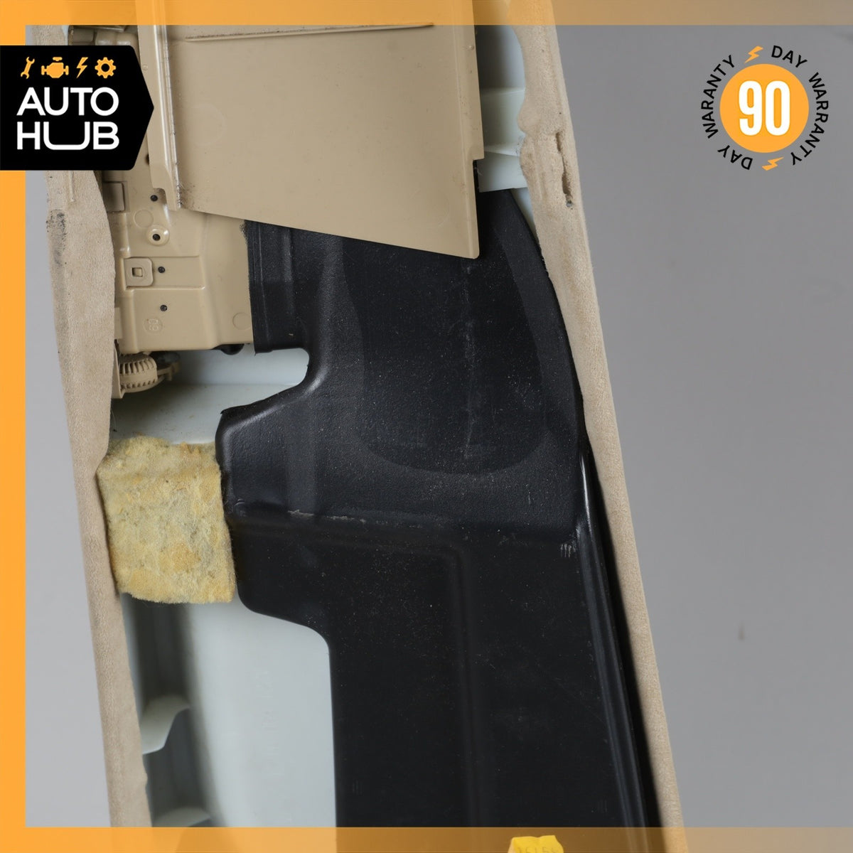 07-13 Mercedes W221 S600 S63 AMG Right Side B-Pillar Cover Trim Suede OEM - photo 12