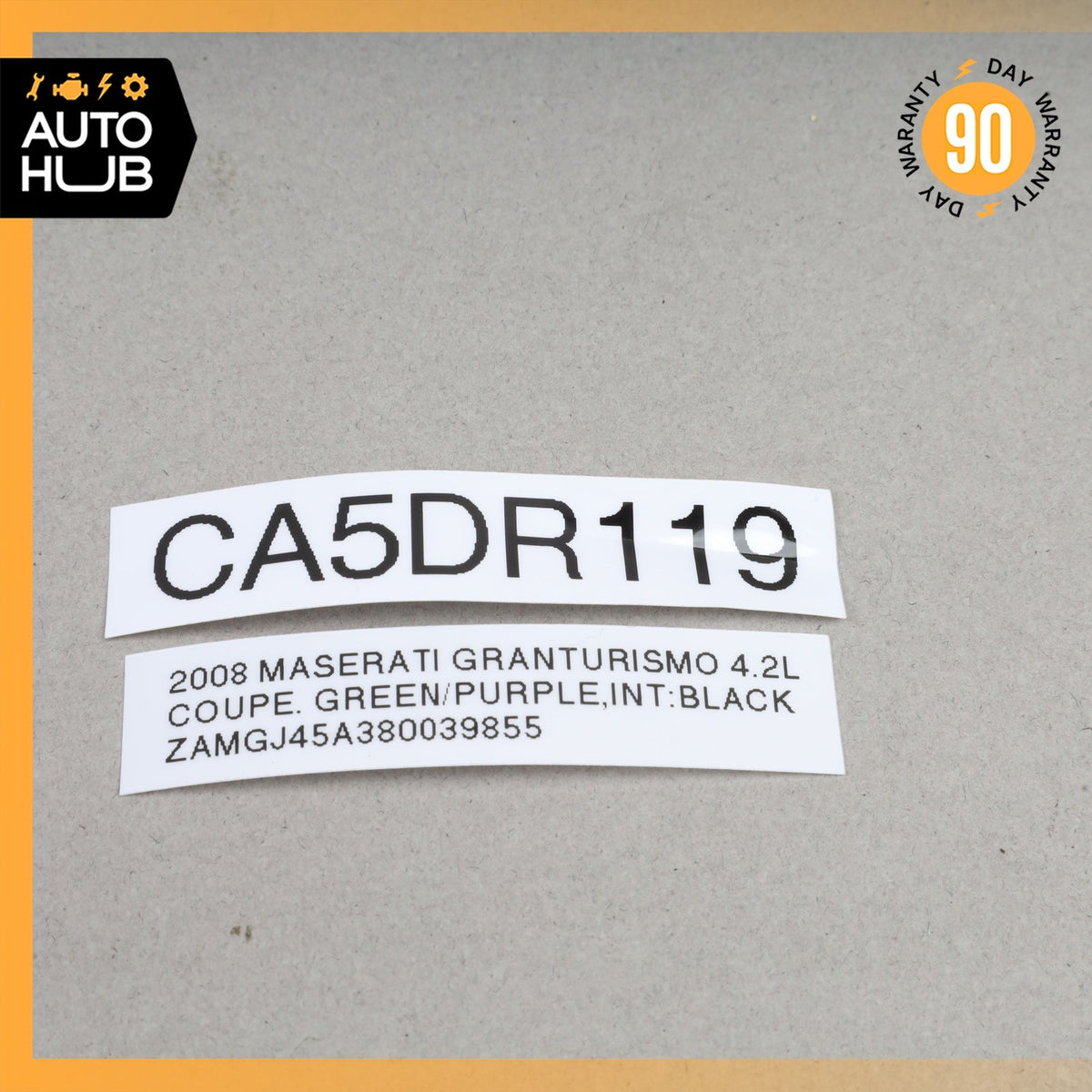 08-19 Maserati GranTurismo M145 Rear Bumper Parking Sensor OEM - photo 7