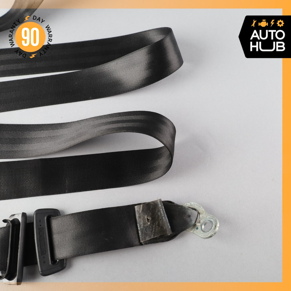 07-11 Bentley Continental GTC Rear Right or Left Side Seat Belt Black OEM - photo 11