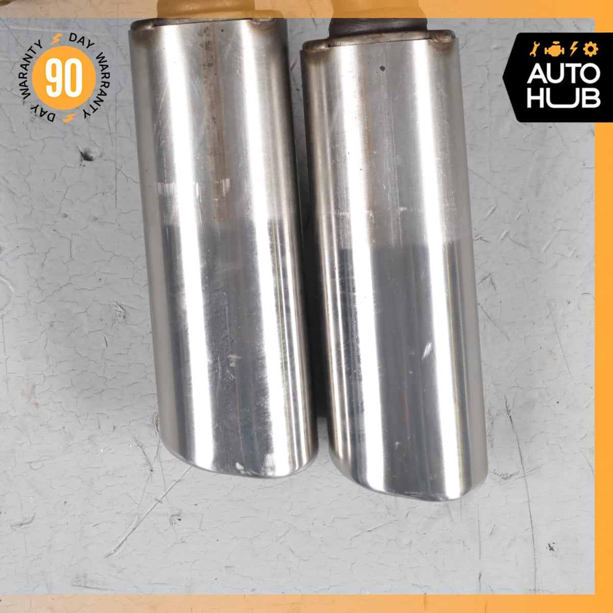 02-07 Maserati M138 Coupe 4200 Exhaust Muffler Quad Tips Left and Right OEM 67k - photo 3