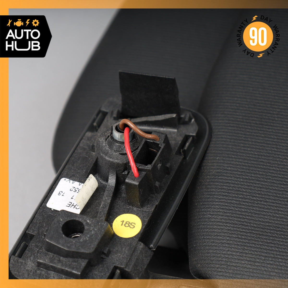 11-14 Porsche Cayenne 958 Hybrid S Sun Visor Sunvisor Front Right Side Black OEM - photo 16
