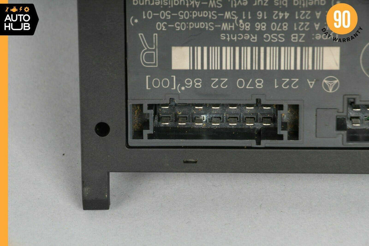 07-13 Mercedes W221 S550 S400 S350 Front Right Side Under Seat Control Unit OEM - photo 6