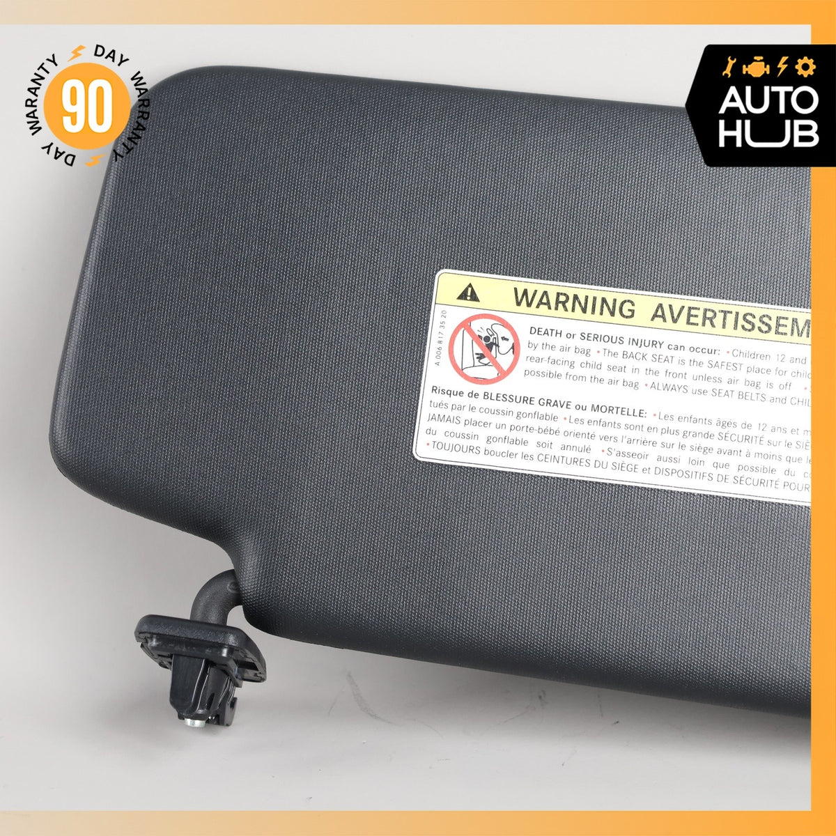 15-21 Mercedes W205 C43 AMG C300 Left Side Sunvisor Sun Visor OEM - photo 4