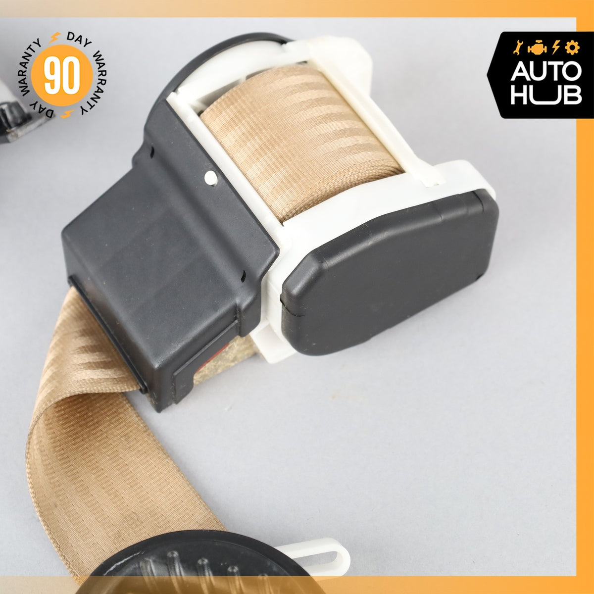 99-04 Bentley Arnage / RR Seraph Front Left Side Seat Belt Retractor Beige OEM - photo 5