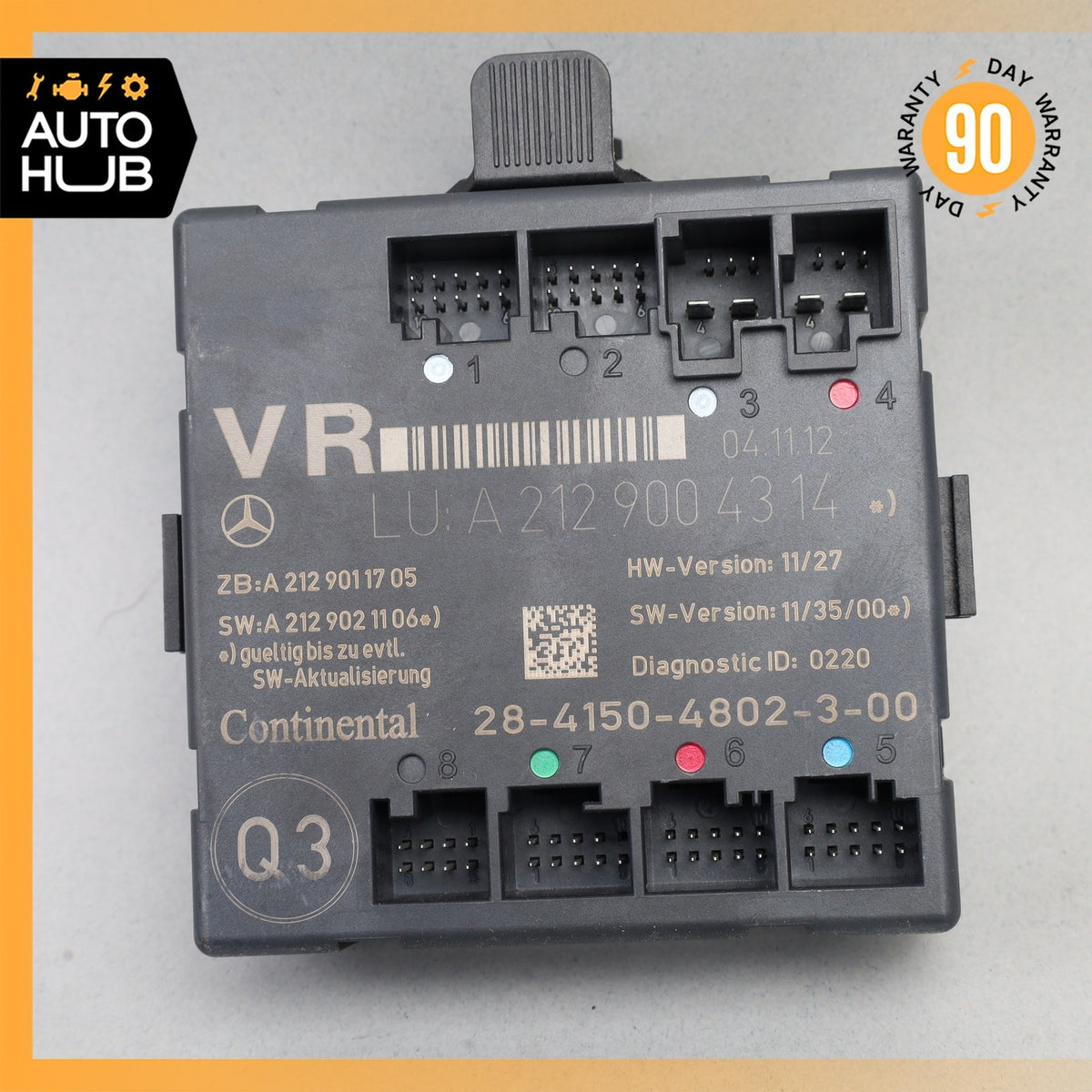 08-18 Mercedes W207 E350 SLK250 Front Right Side Door Control Module OEM - photo 3