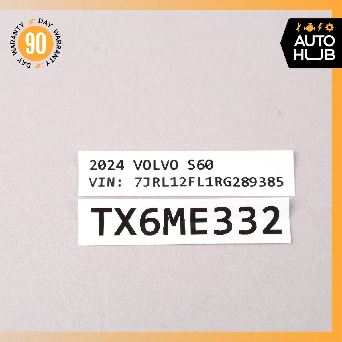19-25 Volvo S60 V60 Front Dashboard Center A/C Air Vent w/ Trim OEM 60k - photo 20