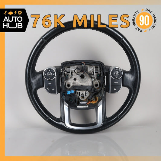 14-22 LR Range Rover Sport L494 Leather Heated Steering Wheel w/ Switches OEM - photo 1