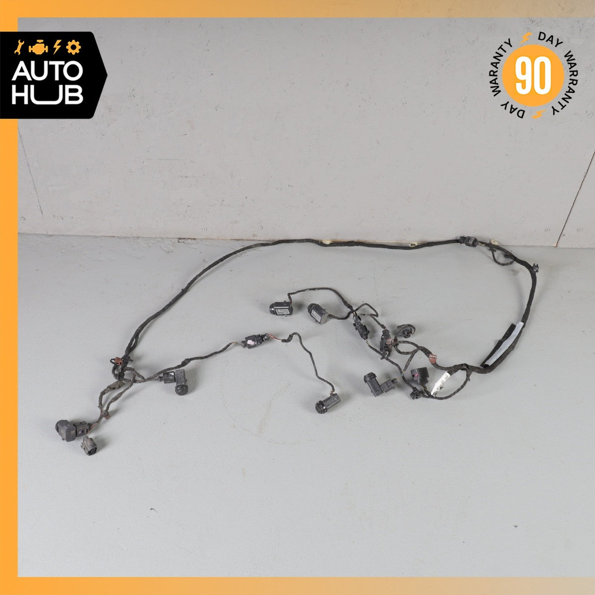 Bentley Continental GTC GT Front Bumper Parking Sensor Wire Harness PDC OEM 40k - photo 2