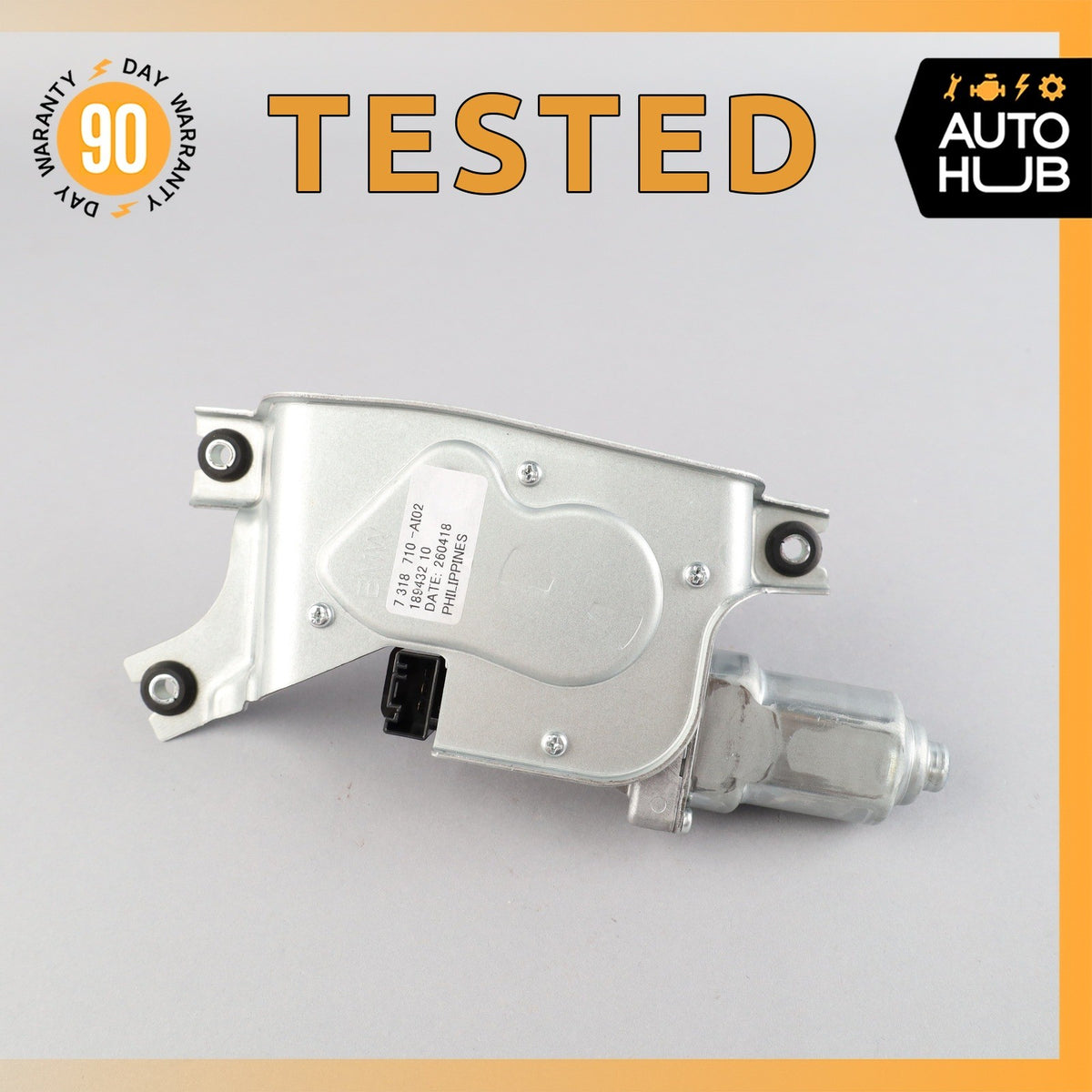 14-19 BMW F15 X5 Rear Window Wiper Washer Adjustment Motor 61627318710 OEM - photo 1