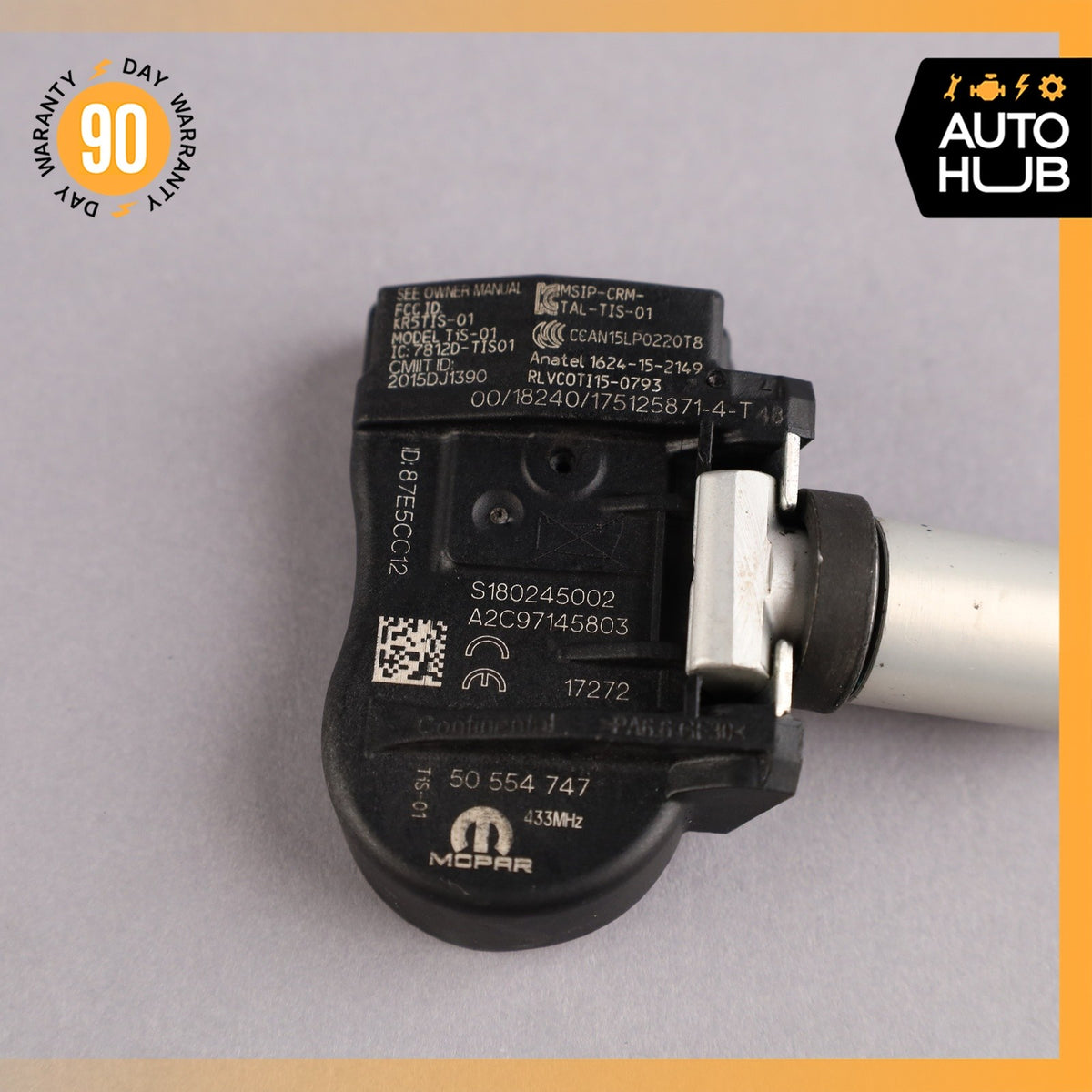 17-26 Alfa Romeo 952 Giulia TPMS Tire Pressure Sensor 433.92 MHZ OEM 73k - photo 9