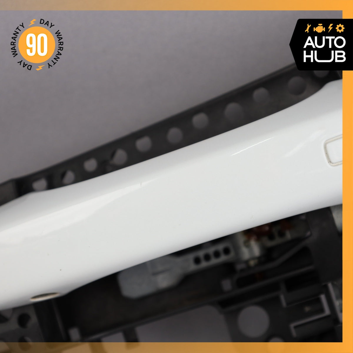 17-19 Audi 4M Q7 Front Left Driver Side Exterior Door Handle White OEM 87k - photo 4