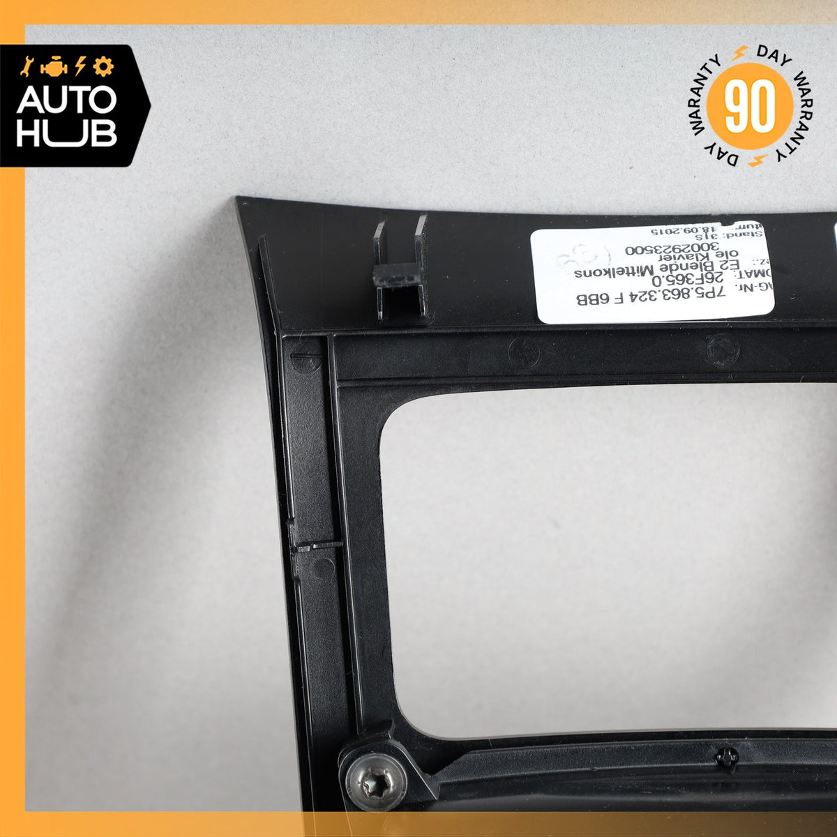 11-18 Porsche Cayenne 958 Hybrid S Center Console Shifter Trim Bezel OEM - photo 12