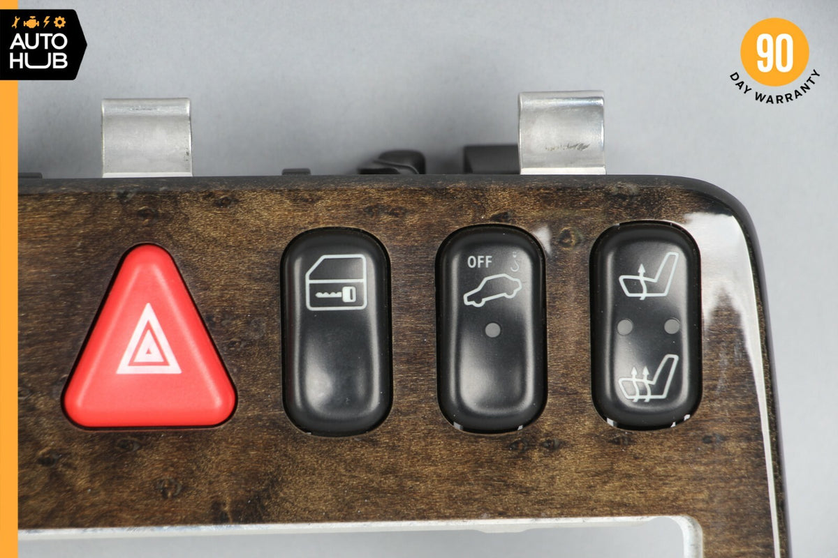 98-03 Mercedes W208 CLK430 CLK320 Hazard Door Lock Switch Control Panel OEM - photo 3