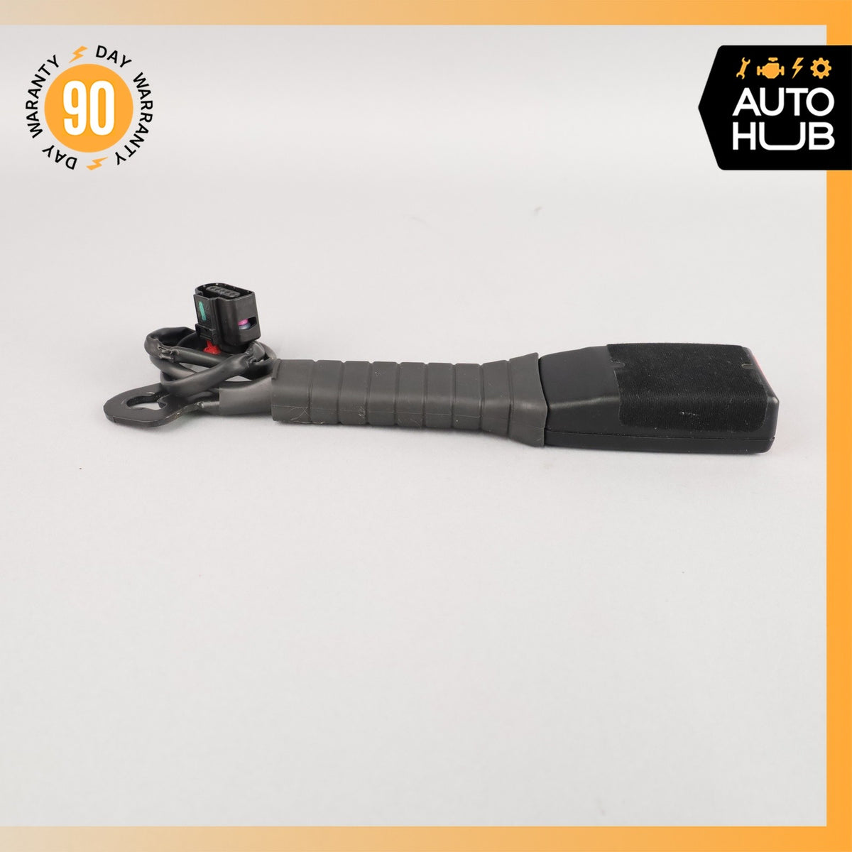 11-18 Porsche Cayenne 958 Front Right Seat Belt Buckle Black 7P0857756E OEM - photo 6