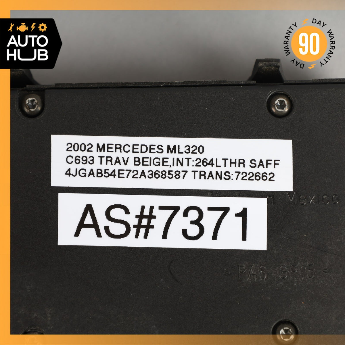 98-05 Mercedes W163 ML320 ML55 AMG Front Right Side Seat Control Switch OEM - photo 12