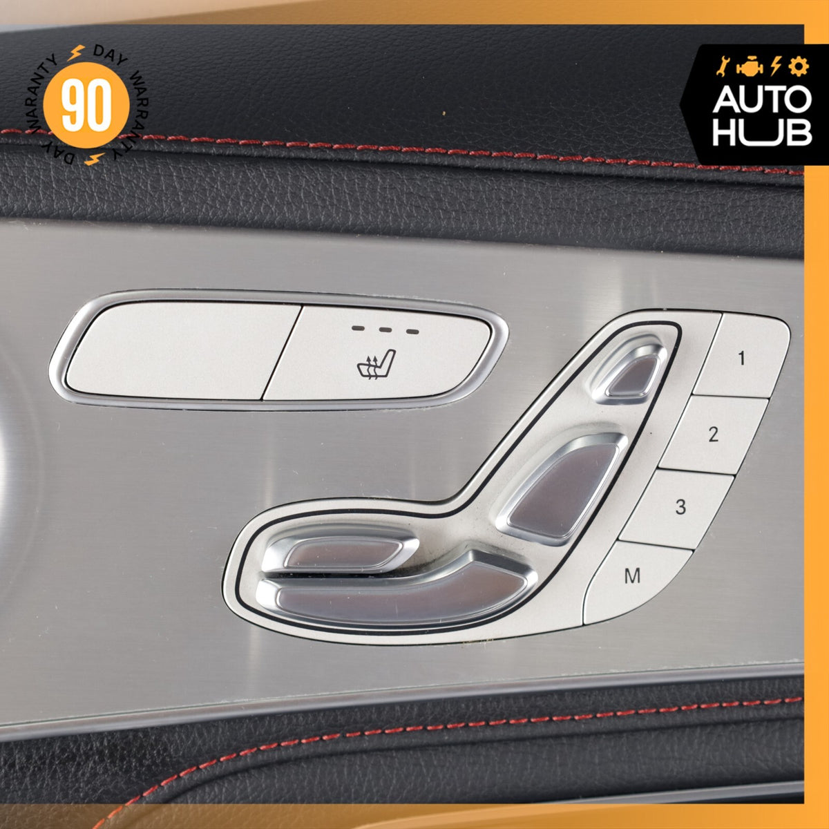 15-21 Mercedes W205 C43 AMG C350e Front Right Side Interior Door Panel OEM - photo 8