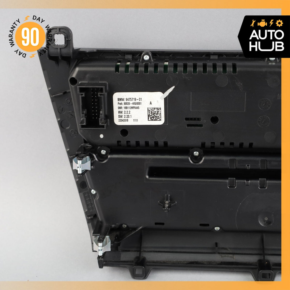 14-19 BMW F15 X5 A/C AC Climate Temperature Radio Control Switch 64119388808 OEM - photo 7