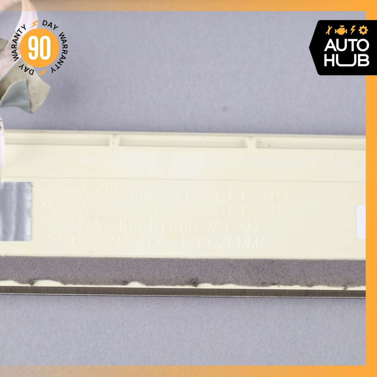 Mercedes W222 S450 S600 Front & Rear Illuminated Door Step Sill Panel Set OEM - photo 14