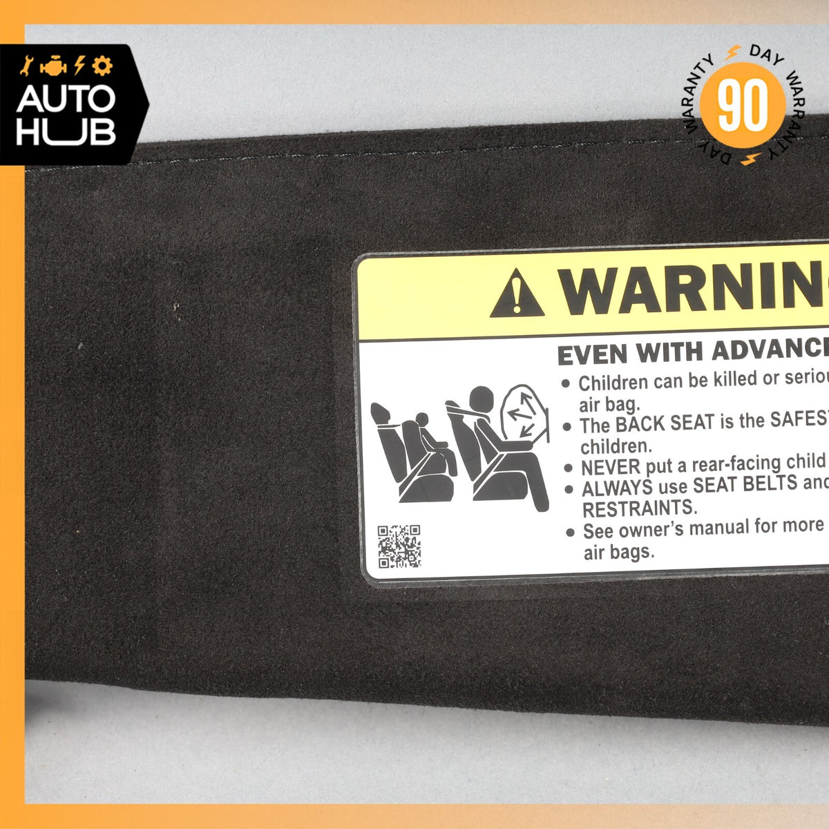 20-22 KARMA Revero GT GTS Left Side Sunvisor Sun Visor Suede Black OEM 11k - photo 5
