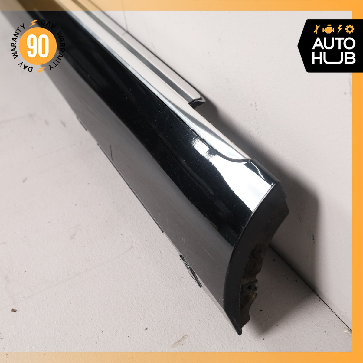 11-18 Audi D4 A8L Left Driver Side Rocker Panel Side Skirt Black OEM 80k - photo 6