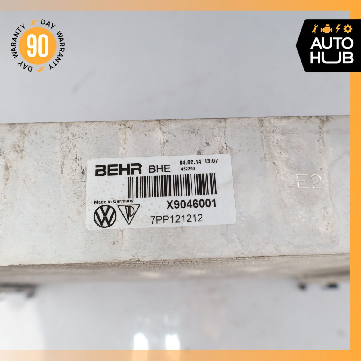 12-16 Porsche Panamera 970 Hybrid Right Auxiliary Water Cooler Radiator OEM 86k - photo 14