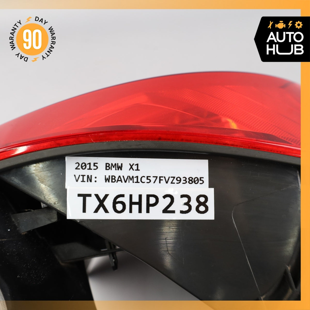 12-15 BMW E84 X1 Rear Left Taillight Tail Light Lamp Outer 63212990111 OEM - photo 22