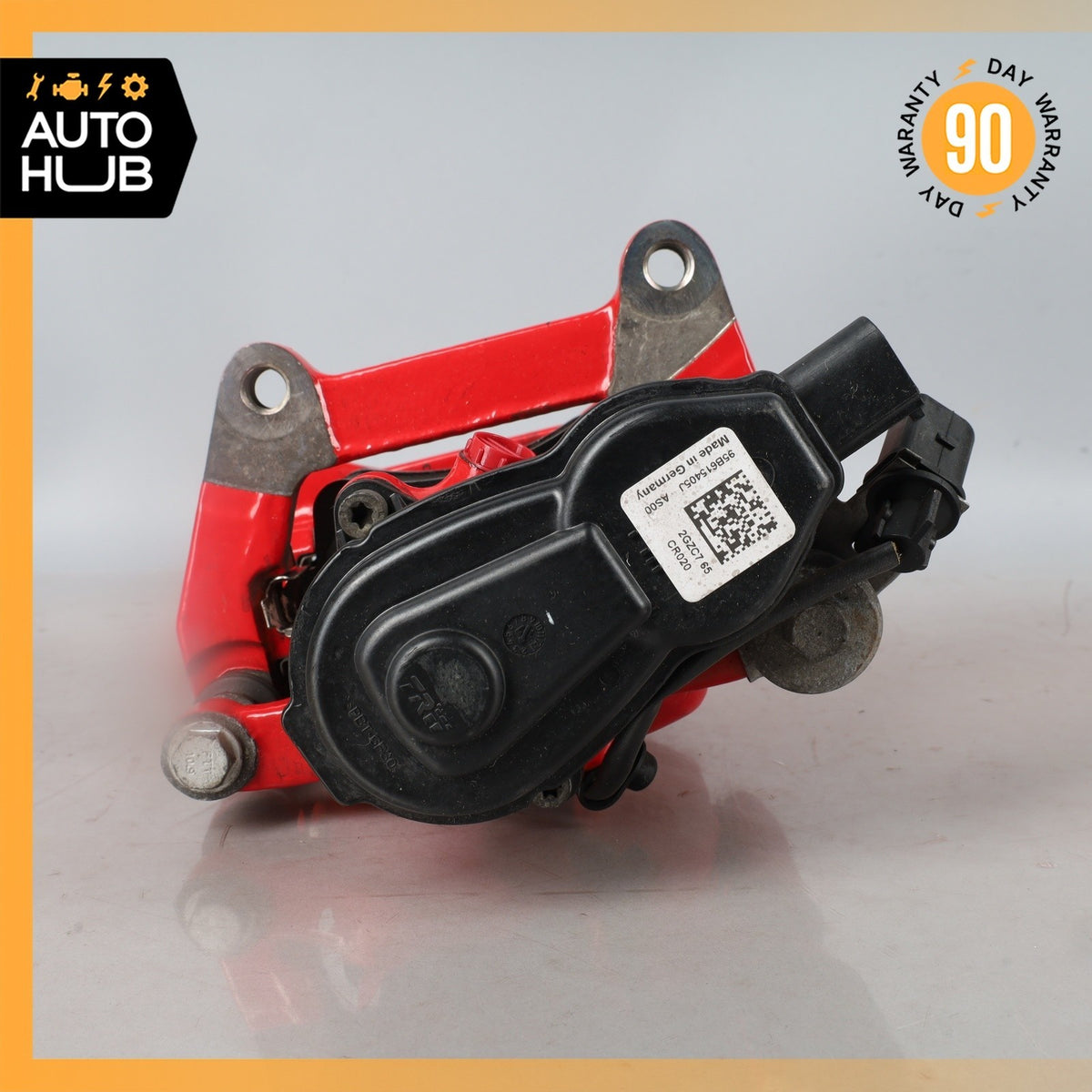 15-25 Porsche Macan 95B Rear Brake Calipers Left & Right Set w/ Actuator Red OEM - photo 9