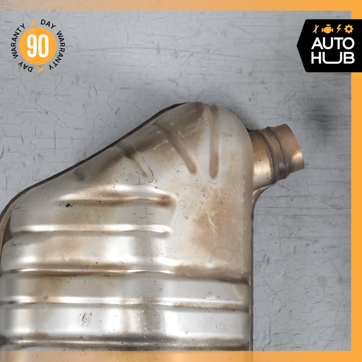 10-11 Mercedes W207 E550 Exhaust Muffler Mufflers Right and Left Set OEM - photo 3
