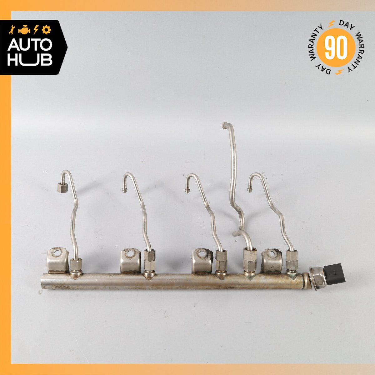 09-12 BMW F10 550i 750i 650i N63 4.4L Left Driver Side Fuel Rail w/Sensor OEM - photo 7