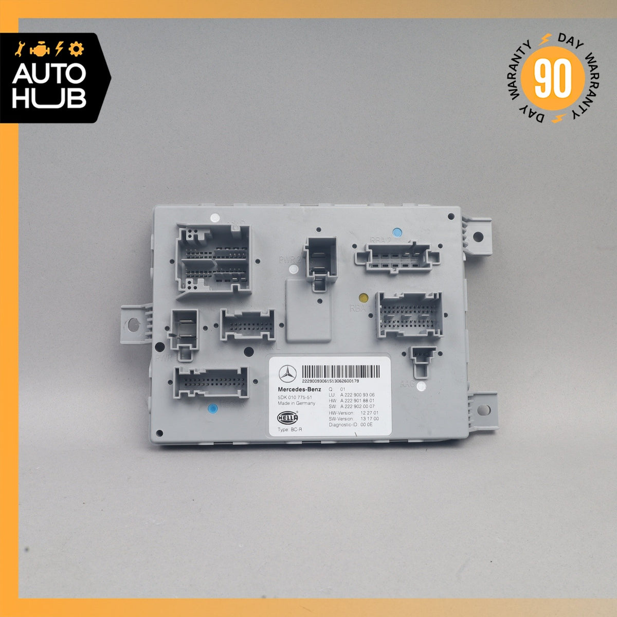 2014 Mercedes W222 S550 Rear Trunk SAM Control Module 2229006807 OEM - photo 4