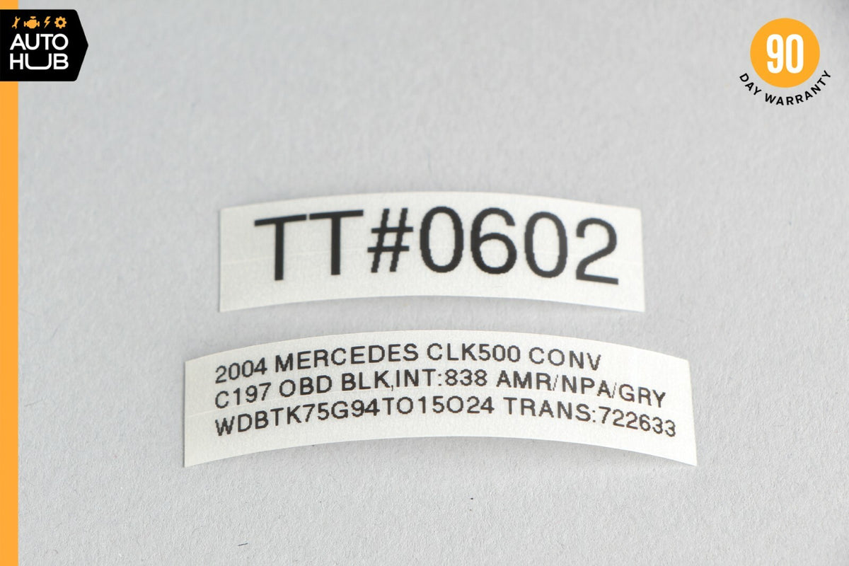 03-04 Mercedes W209 CLK500 CLK320 Parktronic Park Assist Control Module OEM - photo 10