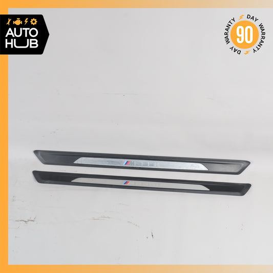 BMW F22 M235i Coupe M-Sport Left & Right Door Step Sill Cover Panel Set OEM - photo 1