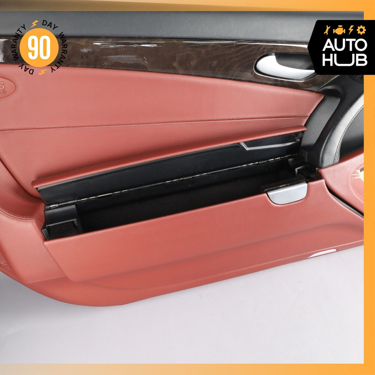 09-12 Mercedes R230 SL550 Interior Door Panel Left Driver Side Red OEM 62k - photo 7