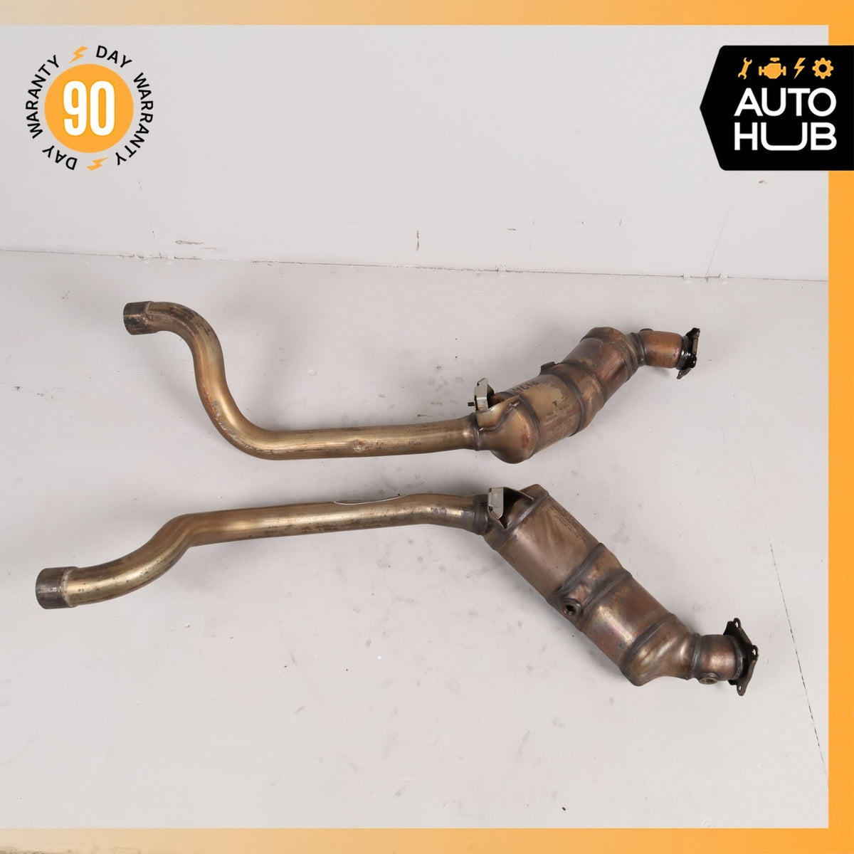 14-16 Porsche Panamera 970 4 3.6L Exhaust Downpipe Set 97011335028 OEM 91k - photo 11