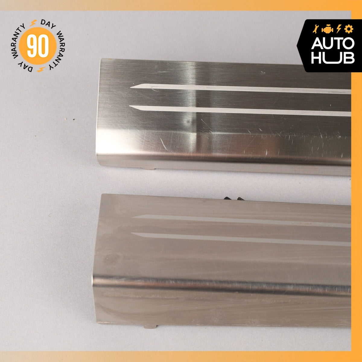 14-24 Jaguar X152 F-Type R Left & Right Illuminated Door Step Sill Panel Set OEM - photo 3