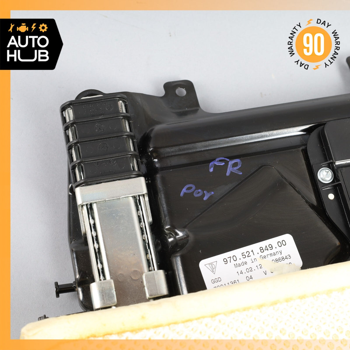 2012 Porsche Panamera 970 Hybrid Front Seat Height Adjustment Lower Cushion OEM - photo 4