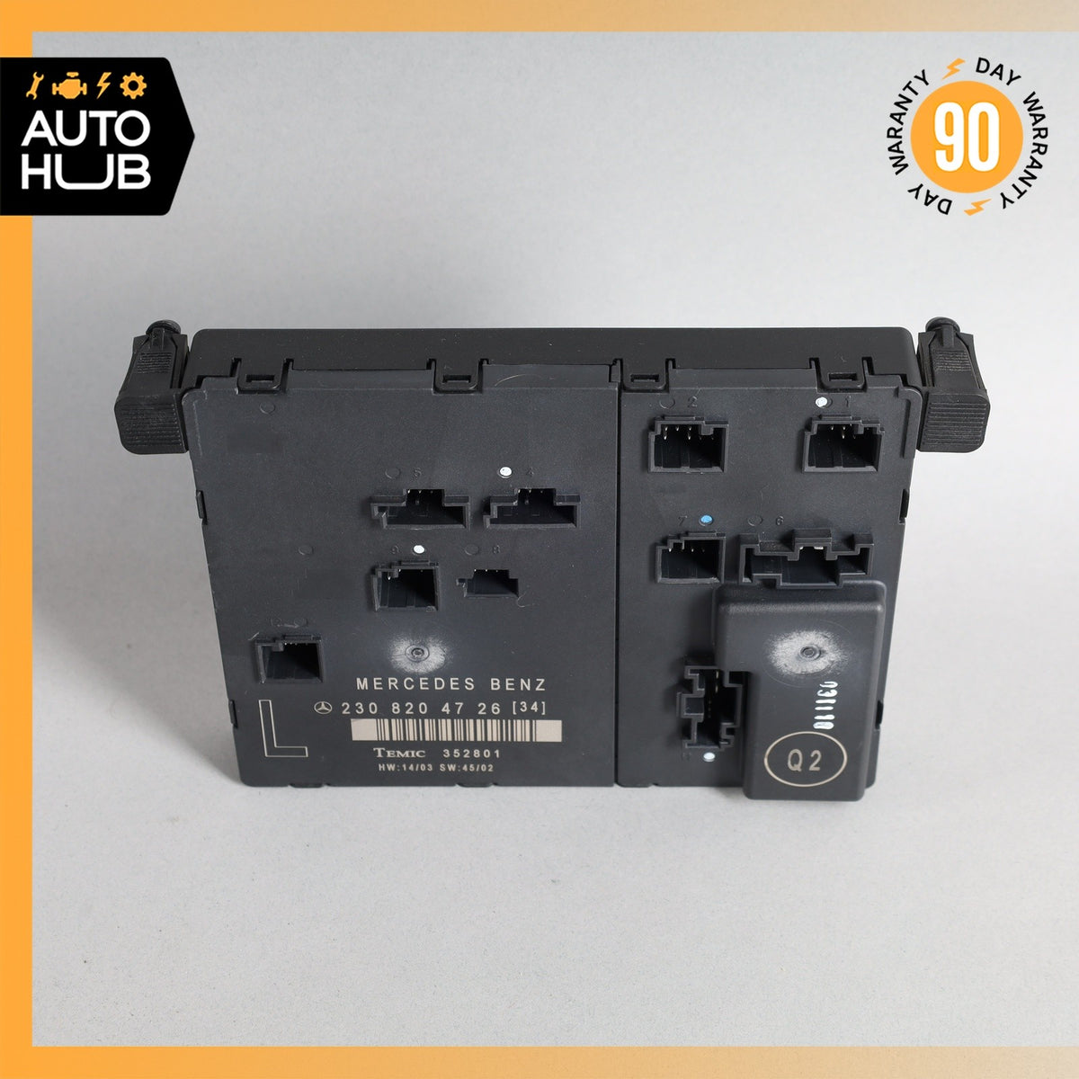 03-12 Mercedes R230 SL500 SL550 Door Control Module Left Driver Side OEM - photo 3